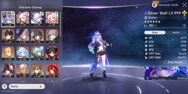 [ASIA] SILVER WOLF LV 999 PREMIUM TEAM, CHECK PICTURE OR DESCRIPTION