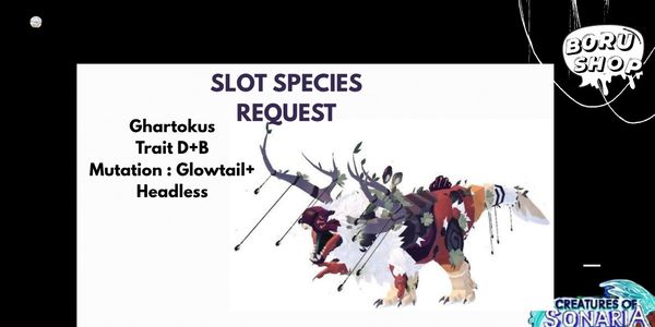 Solicitud de especie para slot comprador