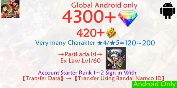 Account OPBR One Piece Bounty Rush-33