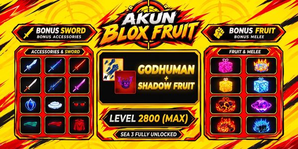 Blox Fruit Account (Max Level) – Godhuman + Shadow