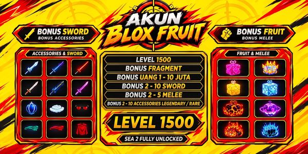 Akun Blox Fruit (Level 1500) - Spek GG