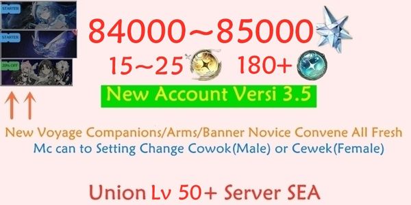 Reroll Account READY GACHA Starter [SEA] - 1