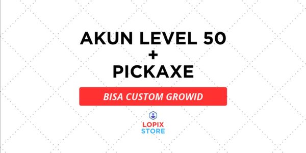 KONTO LEVEL 50 + SPITZHACKE (Growtopia)