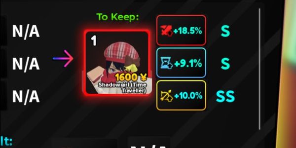 ShadowGirl/Homuru Good Stat - Anime Adventures