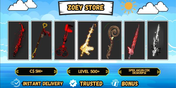 Akun level 100 Heaven's Rod