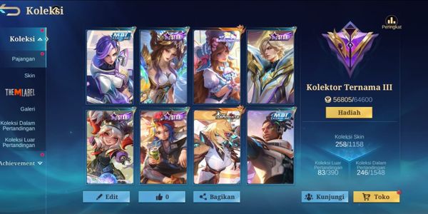 #3 Mobile Legends Account | Famous Collector Cheap