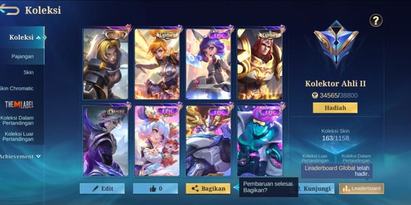 #1 Mobile Legends Account | Cheap Expert Collector