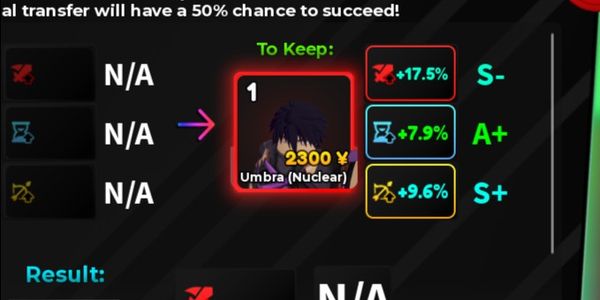 Umbra (Nuclear) Stat Good - Anime Adventure