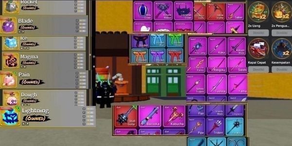 ACCOUNT SUITABLE FOR PVP BOUNTY 2.5M+ PERM THERE ARE 7 DOUGH PAIN MAGMA ICE SPIN ROCKET+ AVA PRETTY GOOD