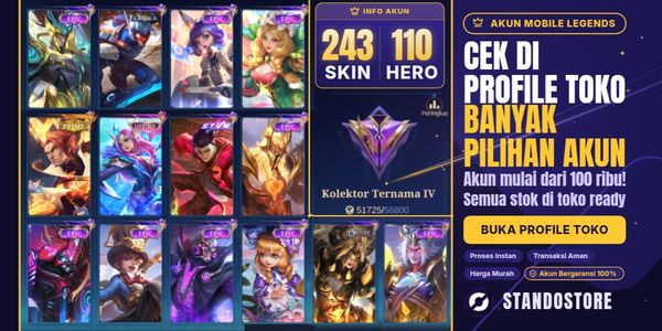 सस्ता Mobile Legends अकाउंट | प्रसिद्ध कलेक्टर | ढेर सारी Epic स्किन्स #1