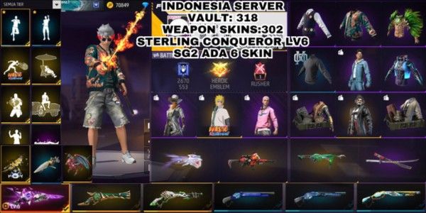 FREE FIRE SULTAN GG ACCOUNT