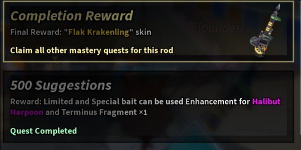 Halibut Harpoon Mastery