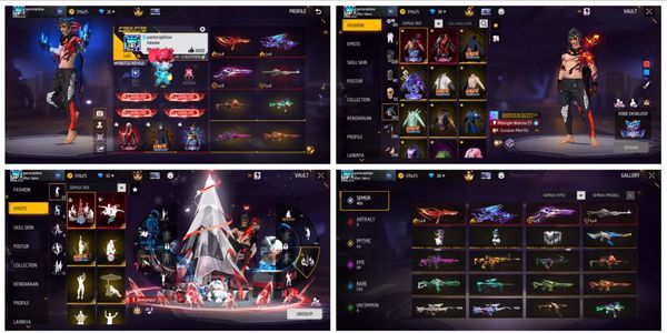 SULTAN FREE FIRE ACCOUNT ENEMIES IMMEDIATELY HIDE VERY CHEAP