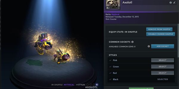 Axolotl (Courier) full unlock 1 - 4 black