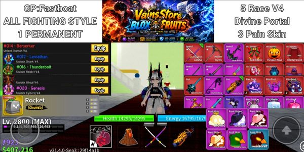 Akun Blox Fruit Permanent - 1
