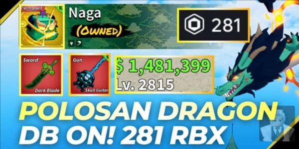 Cuenta limpia Perm Dragon DB ON GG!