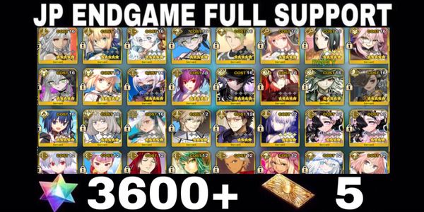 SQ account FGO JP Monte Cristo + Quad Support + Free SSR