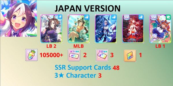 Account Umamusume Pretty Derby Limited Series 39