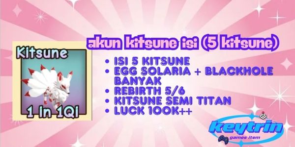 Akun Kitsune (5 Kitsune) - Ride A Pet