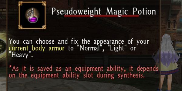 MAGIC POTION PSEUDO WEIGHT (PSEUDO WEIGHT POTION)
