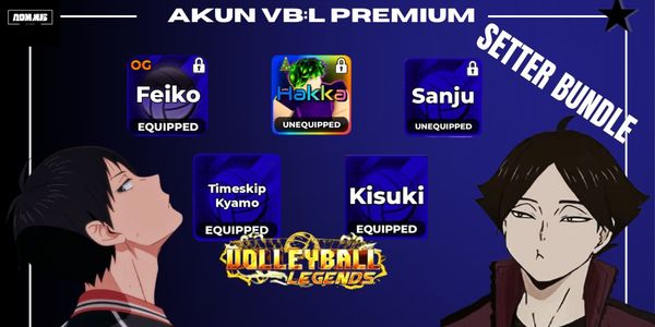OG Feiko, Timeskip Kyamo, Sanju, Hakka, Kisuki | SPECIAL SETTER BUNDLE | Volleyball Legends