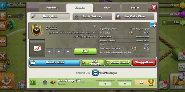 Clan Level 10 Outer Nick