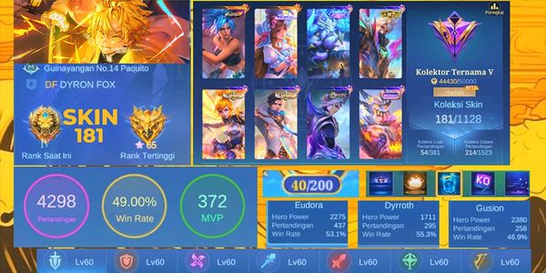 #98 CHEAP MOBILE LEGENDS ACCOUNT