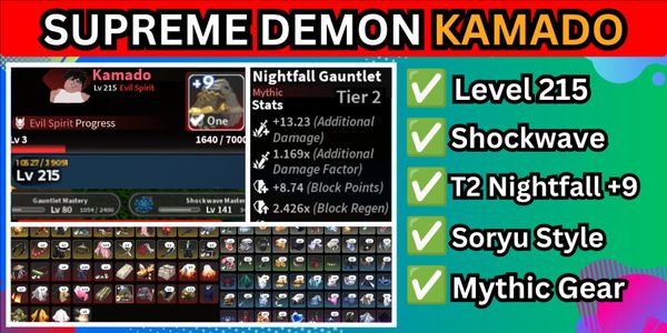 Slayers 2 Account [Bonus Clan + Bonus Race + Bonus Items]
