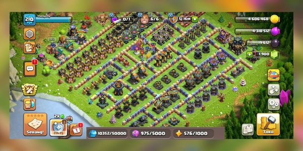 TH 17 DEFENSE ALL MAX | HERO 98-98-70-75-50-20 | 11 EPIC GEAR | CN FREE | READY FOR BATTLE | ONLY WALLS LEFT