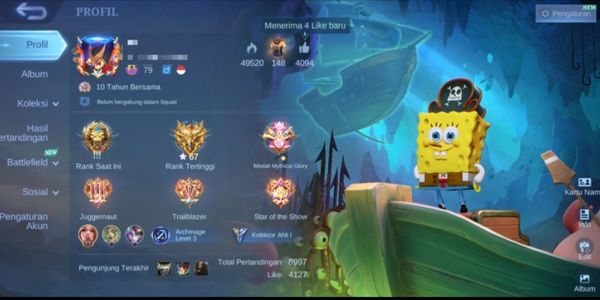 amz94 selling a nice account, very good win rate, cool skins, lots of emotes, awesome effects, abundant items, cheap sis