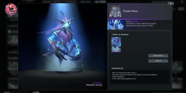 Frozen Nova (Ancient Apparition Set) Collector Cosmic 2025