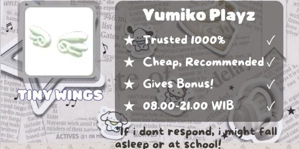 Tiny Wings (Pet wear Adopt Me, Back)