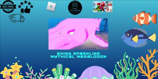 Shiny Sparkling Mythical Megalodon