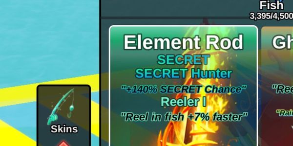 Account element rod
