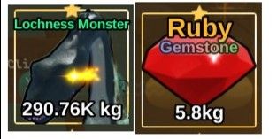 Paket Lochness + Ruby gemstone for diamond rod