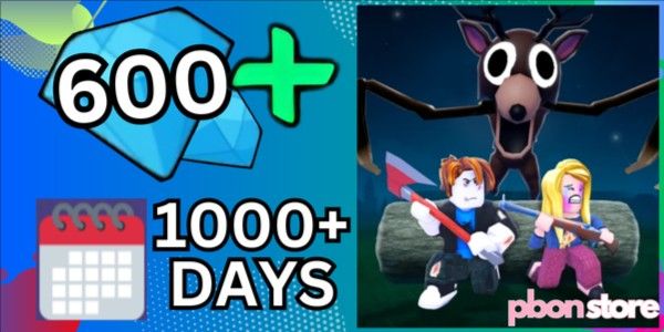Akun 99 Nights in the Forest - 600+ Diamonds [Bonus Days]