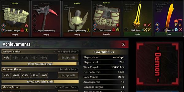 race demon, goblin, demon | gargantuar cutlass +6 357 dmg, suryafal hell slayer +5 264 dmg | total deff 1676