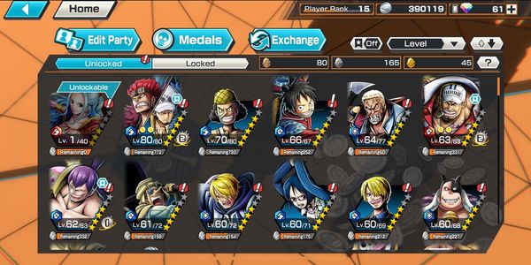 OPBR Account 2 Extreme Kid & Law Lv.80 And Akainu