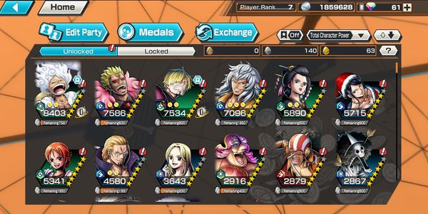 Luffy Nika Account Lv.80 - OPBR