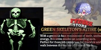 Green Skeleton's Attire
