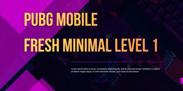 PUBG Mobile Level 1 Smurf Account