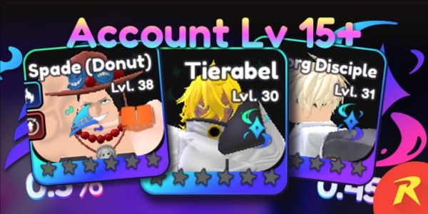 Account Level 15 (Ace Evo WIZARD + Astral Tierabel + Genos) Universal Tower Defense