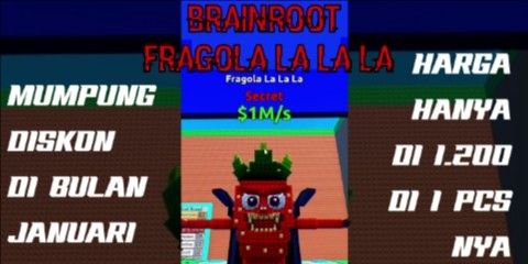 BRAINROOT FRAGOLA LA LA LA- Escape tsunami of brainroot