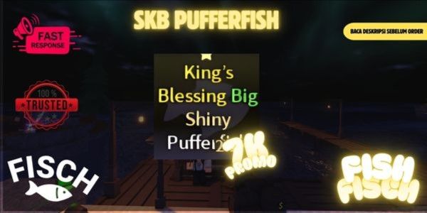 Shiny King'S Blessing Pufferfish