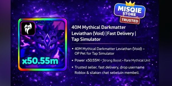 40M Mythical Darkmatter Leviathan (Void) | Fast Delivery | Tap Simulator