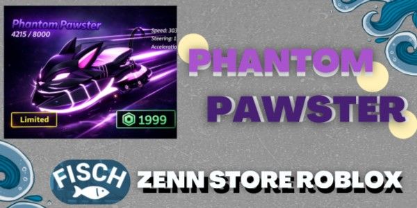 Phantom Pawster Boat - Fish