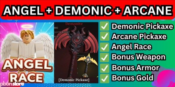 Demonic Pickaxe Starter Account | The Forge