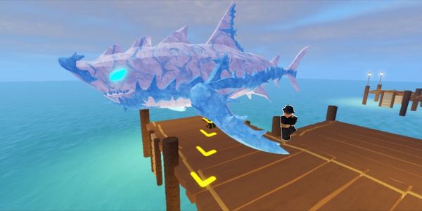 Frozen Big Frostborn Shark