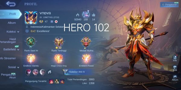 #21 CHEAP MOBILE LEGEND ACCOUNT