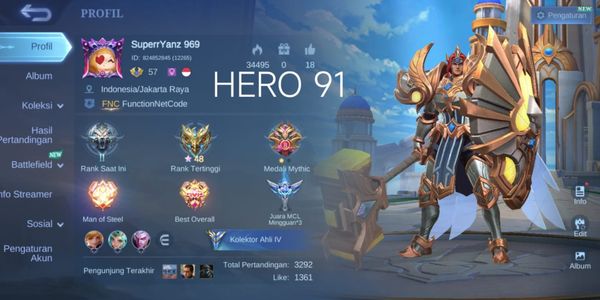 #16 CHEAP MOBILE LEGEND ACCOUNT